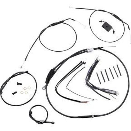 Burlybrand B30-1229 Extended Handlebar Cable and Brake Line Kit for 12" Apes