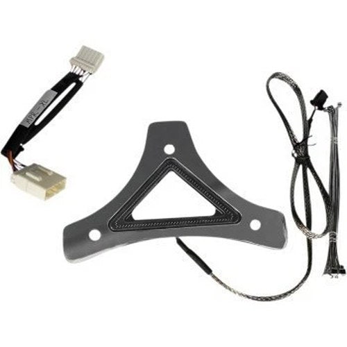 Custom Dynamics Chrome Dual Intensity Run & Brake Backrest LED Light 04-13 XL