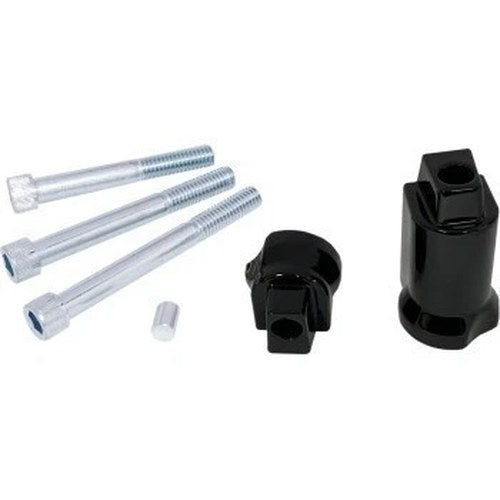 Drag Specialties 1621-1005 Passenger Floorboard Mount Gloss Black