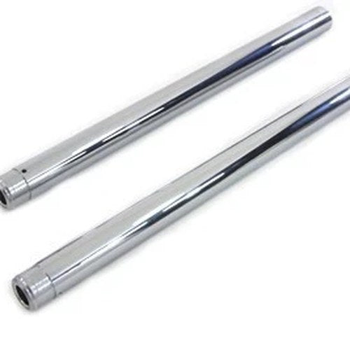 V-Twin 24-0053 Hard Chrome Fork Tube Set Stock Length