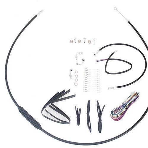 V-Twin 36-1602 12"-14" Handlebar Cable and Brake Line Kit