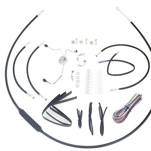 V-Twin 36-1604 12"-14" Handlebar Cable and Brake Line Kit