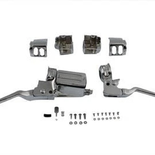 V-Twin 22-1099 Chrome Handlebar Control Kit