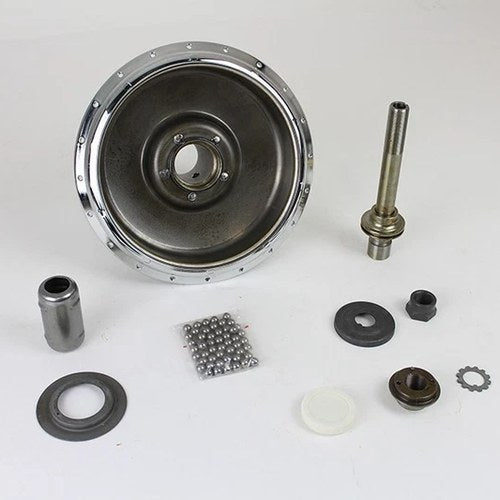 V-Twin 49-1288 45" W Front Wheel Hub Assembly Chrome