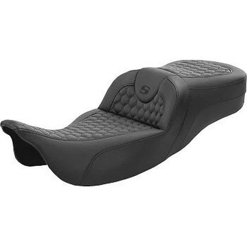 Saddlemen Roadsofa Extended Reach Seat Honeycomb Stitch for 08-24 Touring