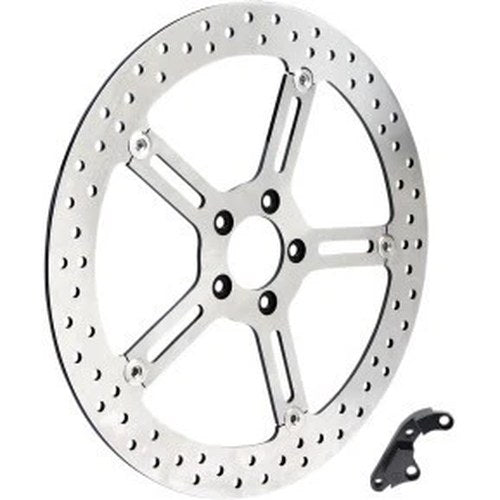 Arlen Ness 15" Big Brake Front Left Floating Rotor for Softail 15-17 06-17 Dyna