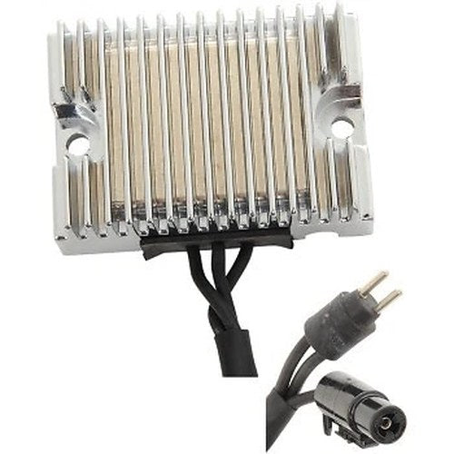 Drag Specialties 2112-0818 Chrome Solid-State Regulator for 94-03 Sportster