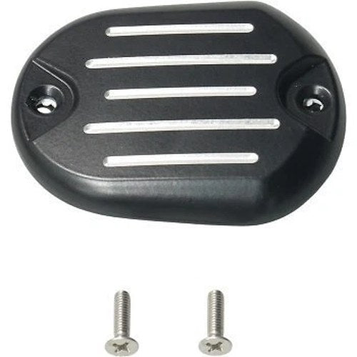 Drag Specialties 0611-0187 Black Front Brake Master Cylinder Cover 04-22 XL