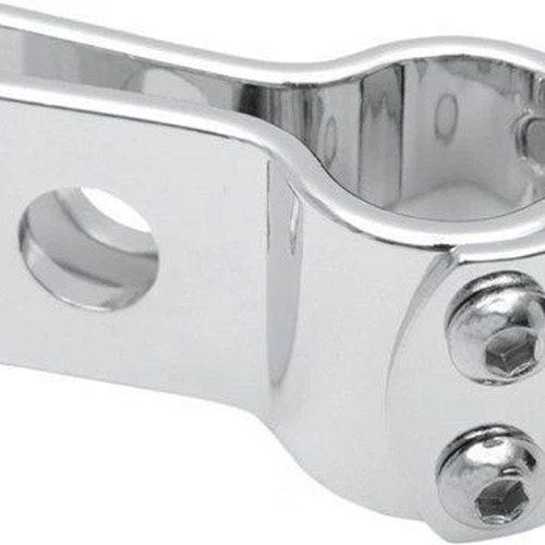 Drag Specialties 2404-0366 Chrome 1-1/8" Three-Piece Clamp - Sold Each