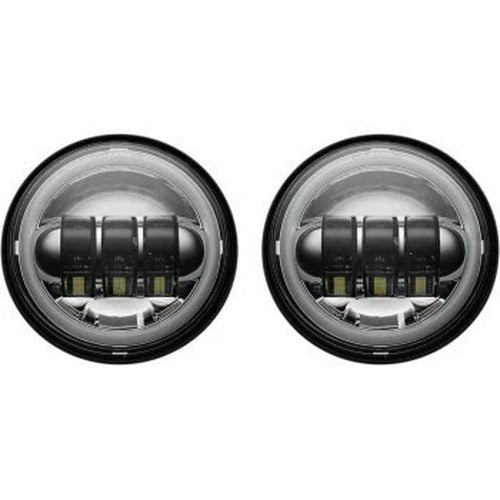 Custom Dynamics 2001-2420 Chrome 4.5" Passing Lamps with Color Changing Halos
