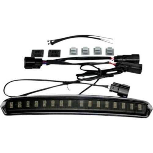 Custom Dynamics High Mount Tour-Pak LED Chrome & Smoke Lights Harley Ultra 14-20