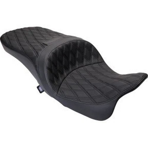 Drag Specialties 0801-1481 Freedom Touring Seat- Double Diamond - Flh '09-'23