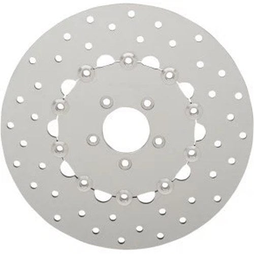Polished Stainless Steel Front Brake Rotor for Harley Dyna Various Models