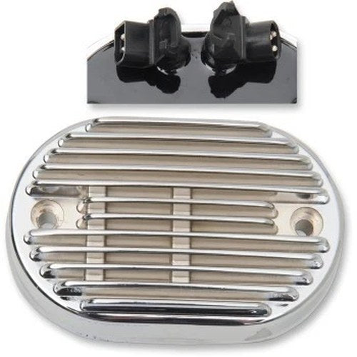 Drag Specialties 2112-0806 Chrome Solid-State Regulator for 11-17 FXS/FLST/FLS