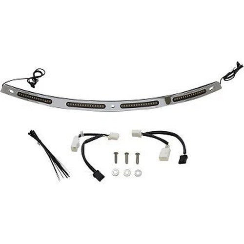 Custom Dynamics Genesis 4 Chrome Sequential LED Batwing Windshield Trim fr 06-13