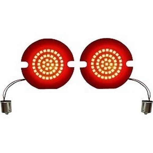 Custom Dynamics GEN-4-R-1156-T Genesis 4 Solid Red Flat Rear Turn Signal Insert
