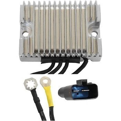 Drag Specialties 2112-0794 Chrome Solid-State Regulator for 99-03 Fxd Dyna