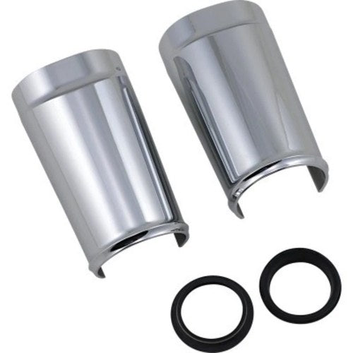 Arlen Ness 20-041 Chrome Fat Tire Fork Boot Covers for 18" x 5.5" 14-22