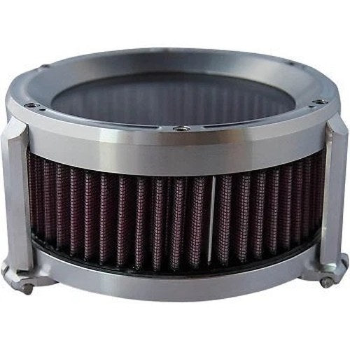 Trask Raw Machined Assault Charge High Flow Air Cleaner Kit for Harley M8 17-24