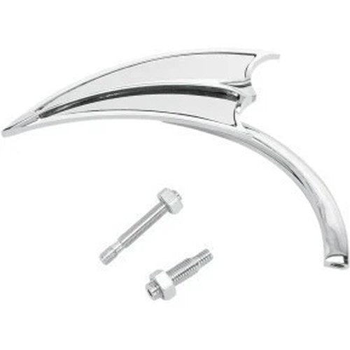 Arlen Ness 13-061 Chrome Micro-Mirror Scoo Triangle (RIGHT Side Only Sold Each)