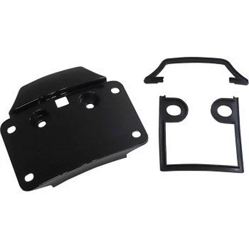 Custom Dynamics CD-CVO-MOUNT-B Black Radius License Plate Mount Assembly for Cvo