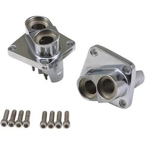 Drag Specialties DS-194025 Chrome Lifter Blocks for 66-84 Big Twin Shovelhead