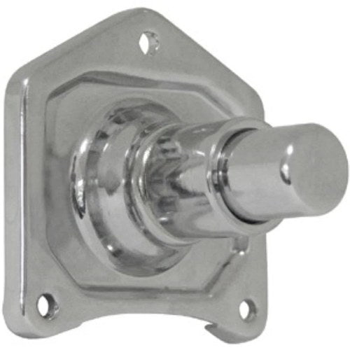 V-Factor 17762 Chrome Solenoid Cover Push Button Starter - Harley Big Twin 91-17