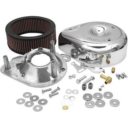 S&S 17-0399 Air Cleaner Kit for Super E & G 84-92 Harley Big Twin / 86-90 XL