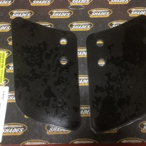 Memphis Shades MEP5811 Black Lowers Plastic Wind Deflectors for Motorcycles