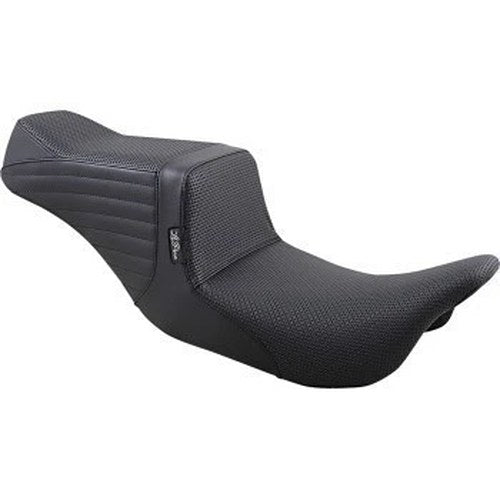 LE Pera LK-587BW Black Basketweave Tailwhip Seat for 08-23 Touring