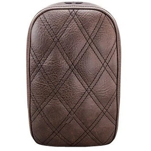 Saddlemen SA1025 Detachable Pillion Pad Brown Lattice Stitched