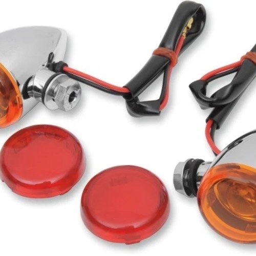 Chrome Mini-Deuce Turn Signal Marker Lights