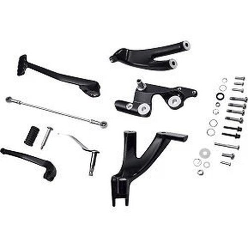 Drag Specialties 1622-0574 Black Forward Control Kit for 18-23 FLXR/FXBB/FXST