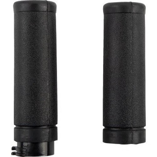 Drag Specialties DS-243103 Black Rubber Hand Grips for Harley Cable Op Throttle