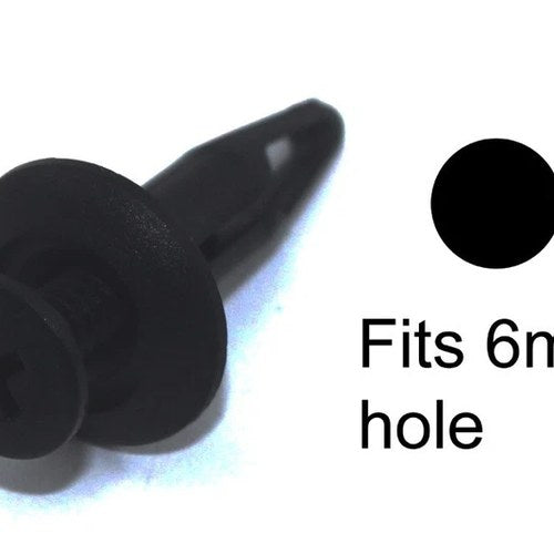10x Motorcycle Clips Fairing Plastic Screw Rivets 6mm m6 Panel Trim fits Suzuki