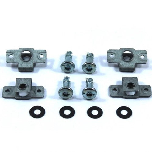 4x Dzus Fasteners Silver Hex Allen Fastener Quarter Turn Motorcycle Fairing 17mm