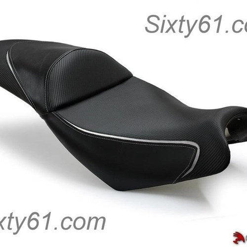 Kawasaki Versys 650 Seat Cover 2007-2023 2024 2025 Black Silver Carbon Luimoto