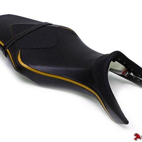 Yamaha FZ-09 MT09 MT-09 Seat Cover 2014-2020 Luimoto Carbon Black Yellow Rider