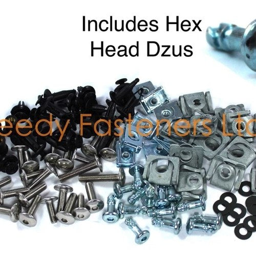 Fairing Bolt Kit Dzus Complete Clip Well Nut Yamaha R1 2015-2019 Quick Release