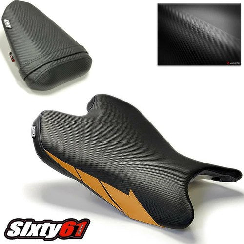 Yamaha R6 Seat Covers 2008-2014 2015 2016 Luimoto Front Rear Gold Black Sport