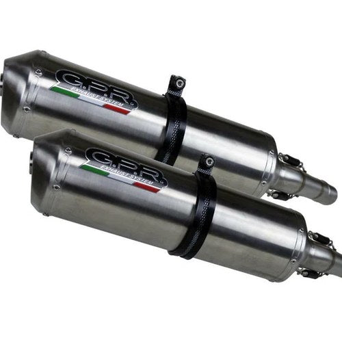 Gpr Exhaust Aprilia Tuono 1000 Factory 2006-2010 Pair Slip-On SatInox DB Killer