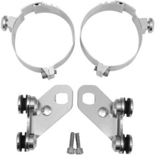 Memphis Shades Fats/Slim Lowers Wind Deflectors Mounting Kit Harley Flst 00-17