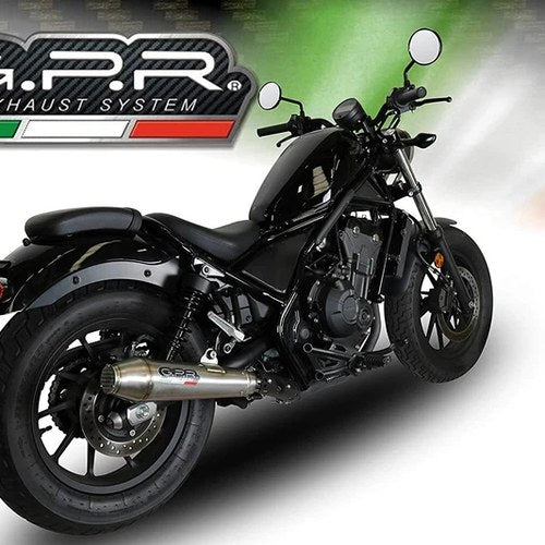 Gpr Exhaust Honda CMX500 Rebel 2018-2020 Homolog Slip-On Ultracone