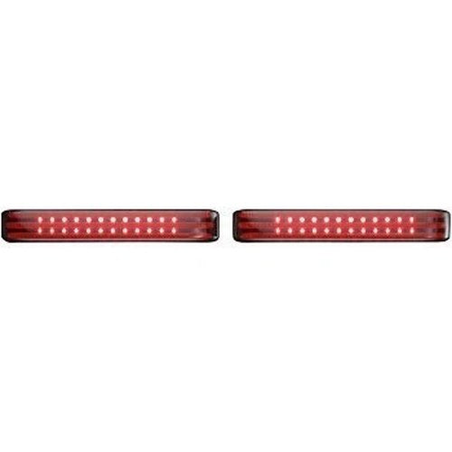 Custom Dynamic PB-SB-SS8-CS Chrome Smoke ProBEA® Bagz LED Saddle Bag Lights