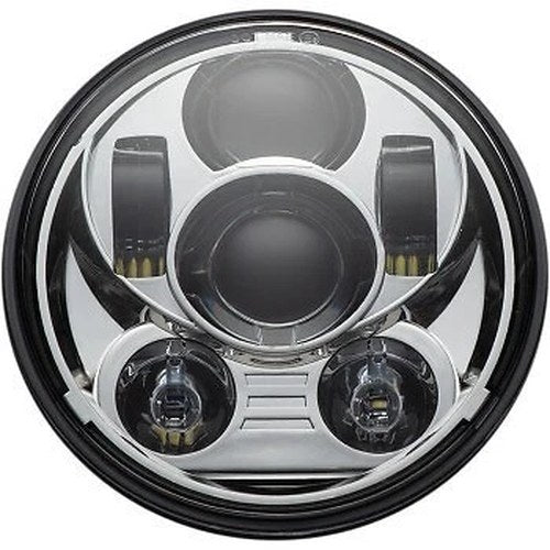 Custom Dynamics Chrome 5.75" LED Headlamp Headlight for Harley