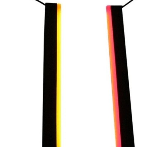 Custom Dynamics GENPLASMA12DC2 12" Dual Color Amber Red Plasma Rods for Harley