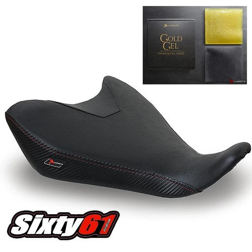 Yamaha FZ07 FZ-07 MT07 MT-07 Seat Cover 2014 2015 2016 2017 Black w Gel Luimoto