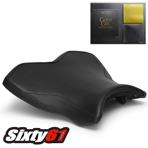 Yamaha R1 Seat Cover with Gel 2015-2024 2025 2026 Luimoto Front Black Carbon