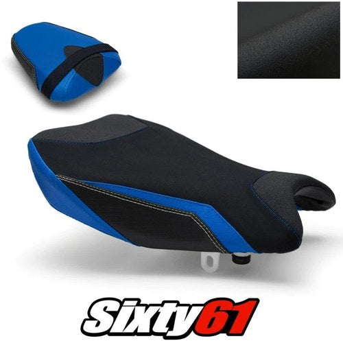 Suzuki Gsxr 1000 Seat Cover 2017-2024 Front Rear Luimoto Blue Tec-Grip Suede