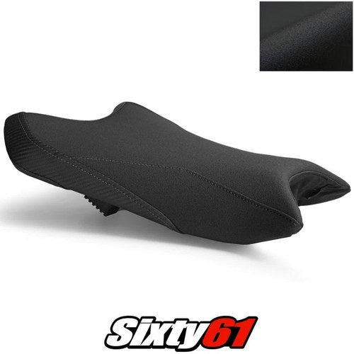 Kawasaki Ninja ZX6R Seat Cover 2019-2024 2025 2026 Front Black Luimoto Tec-Grip